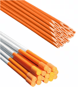snow marker,rod 1/4"x48",orange,20pcs