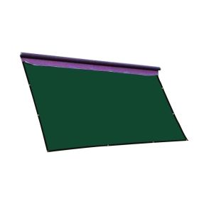 10ft*16ft Dark green RV sunshade set offers effective sun protection, UV protection, and easy installation, perfect for outdoor travel.