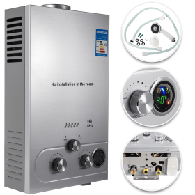 16L Tankless Hot Water Heater Instant Boiler